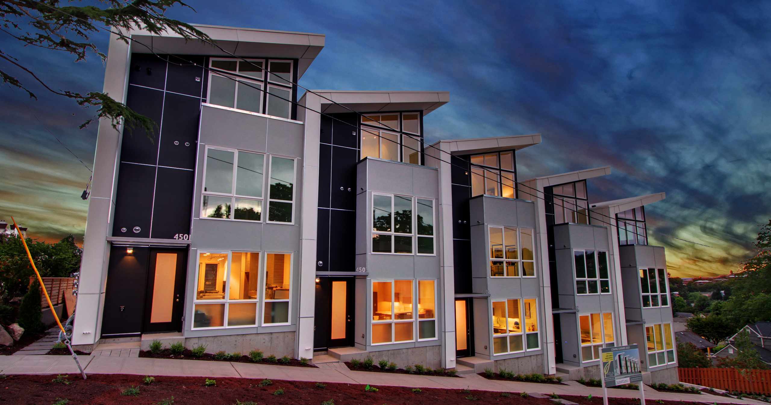 Junction 5 Townhomes in West Seattle Built by Isola Homes