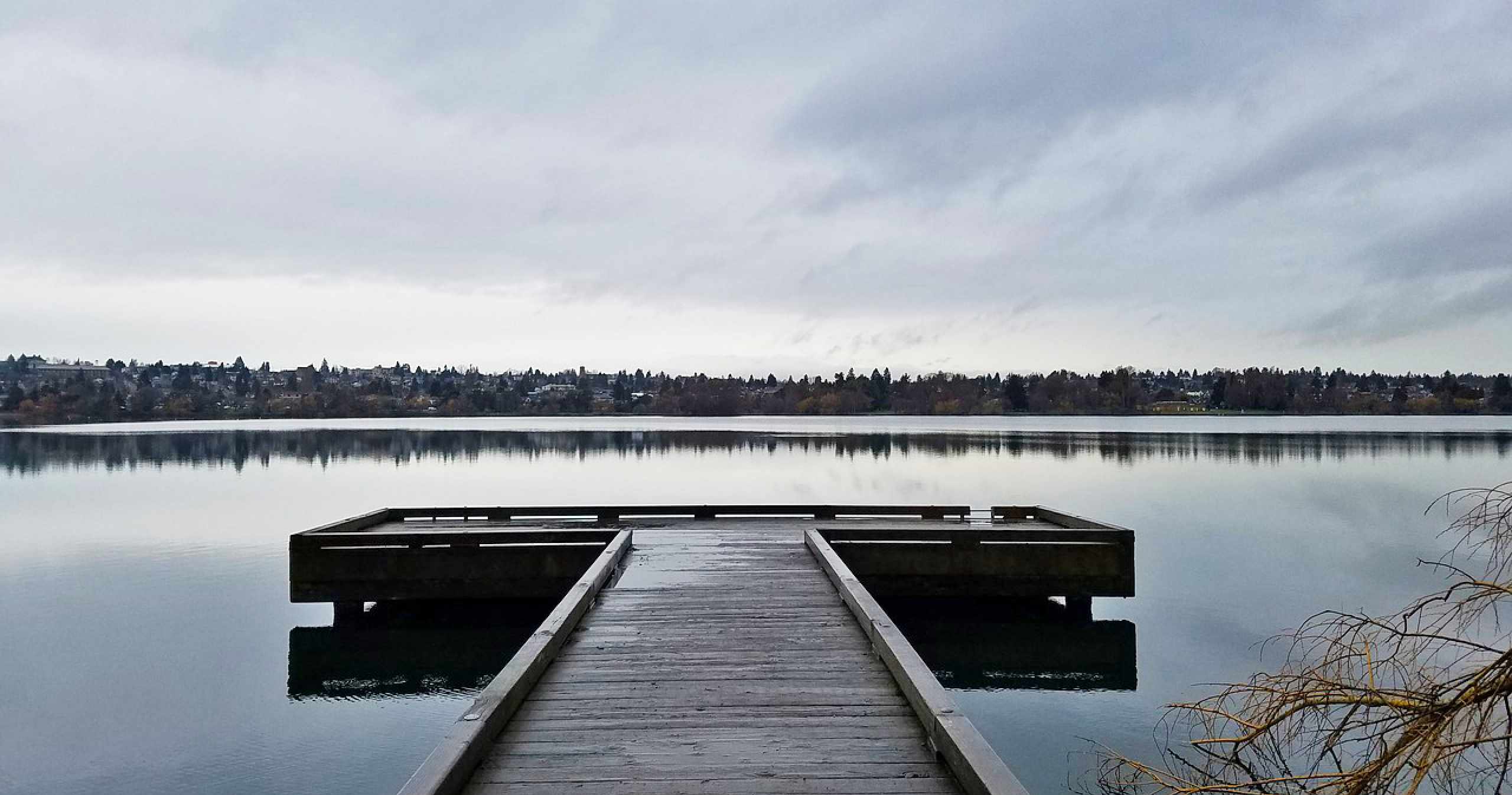 A Pier on Green Lake in Seattle