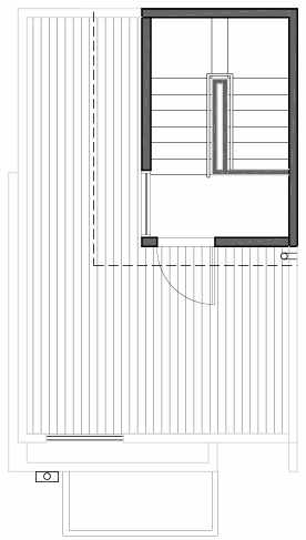 Roof Deck Floor Plan of 109A 22nd Ave E at the Thalia Townhomes