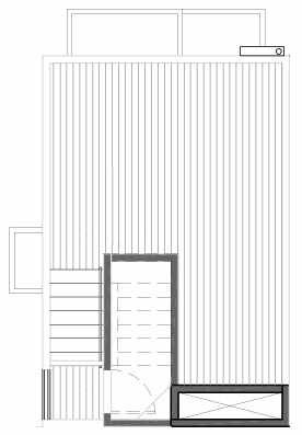 Roof Deck Floor Plan of 109C 22nd Ave E at the Thalia Townhomes