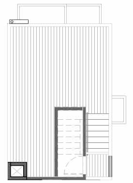 Roof Deck Floor Plan of 109D 22nd Ave E at the Thalia Townhomes