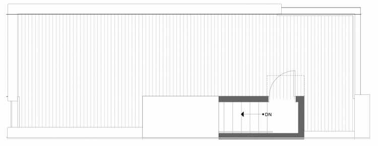 Roof Deck Floor Plan of 1332 E Spring St in the Corazon Townhomes