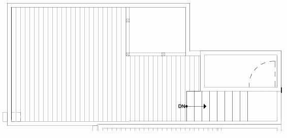 Roof Deck Floor Plan of 145 22nd Ave E, One of the Zanda Townhomes in Capitol Hill by Isola Homes