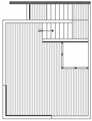 Roof Deck Floor Plan of 1539B 14th Ave S, Hawk's Nest Townhomes, Located in North Beacon Hill