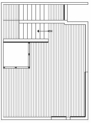 Roof Deck Floor Plan of 1541C 14th Ave S, Hawk's Nest Townhomes, Located in North Beacon Hill