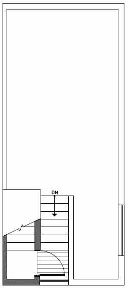 Roof Deck Floor Plan of 1724G 11th Avenue in Wyn Tonwhomes, Capitol Hill Seattle