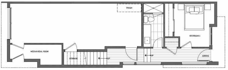 First Floor Plan of 2125 Dexter Avenue N