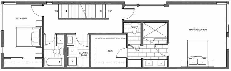 Third Floor Plan of 2127 Dexter Avenue N