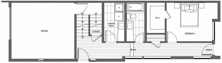 First Floor Plan of 2133 Dexter Avenue N