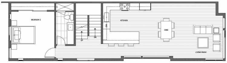 Third Floor Plan of 2133 Dexter Avenue N