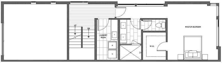 Second Floor Plan of 2135 Dexter Avenue N