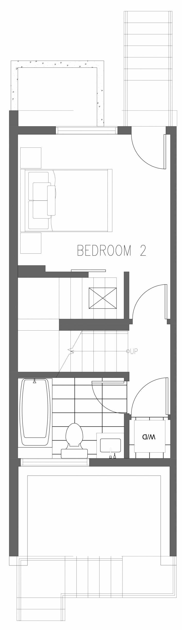 First Floor Plan of 2361 Beacon Ave S, One of the Brea Townhomes in North Beacon Hill