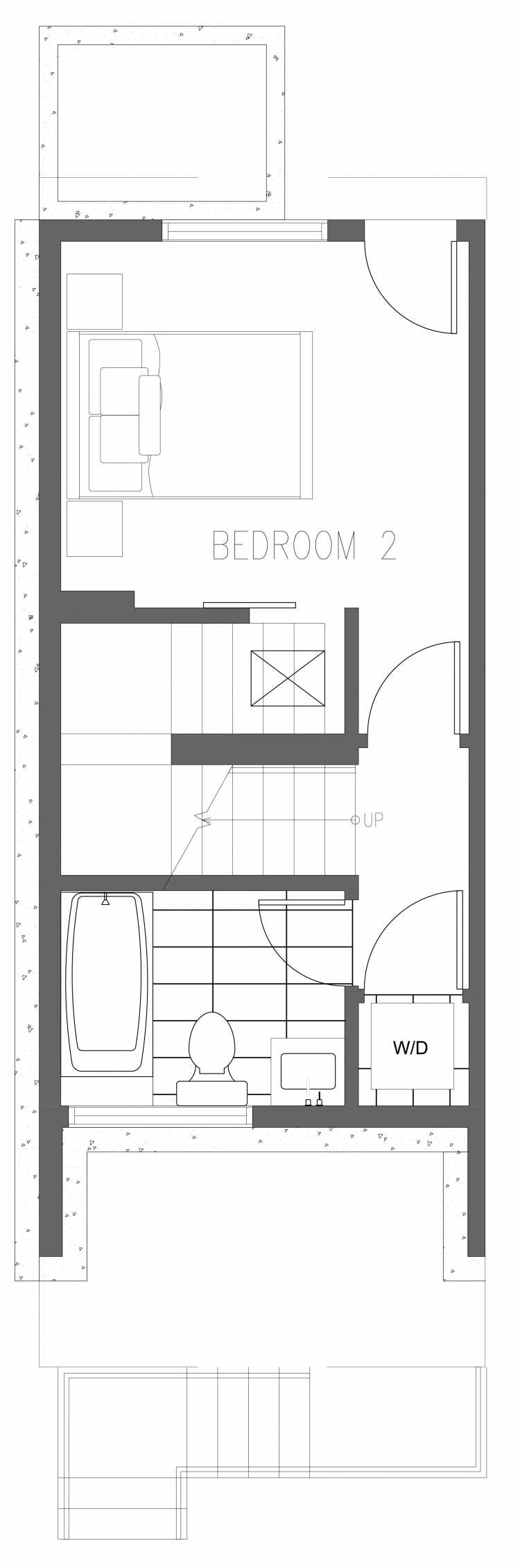 First Floor Plan of 2367 Beacon Ave S, One of the Brea Townhomes in North Beacon Hill