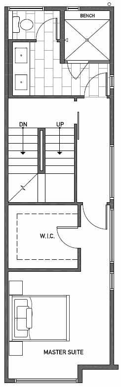 Third Floor Plan of 2414A NW 64th St in Ballard