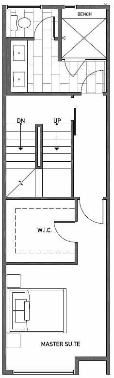 Third Floor Plan of 2414B NW 64th St in Ballard