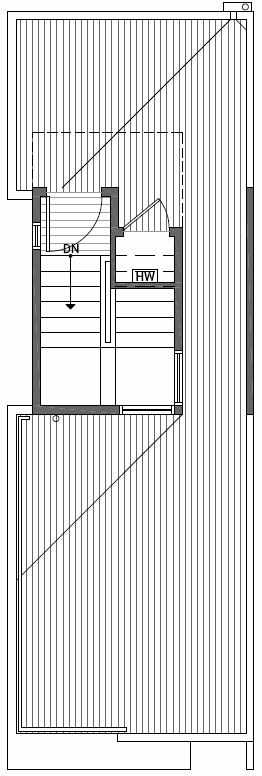 Roof Deck Floor Plan of 2414C NW 64th St in Ballard