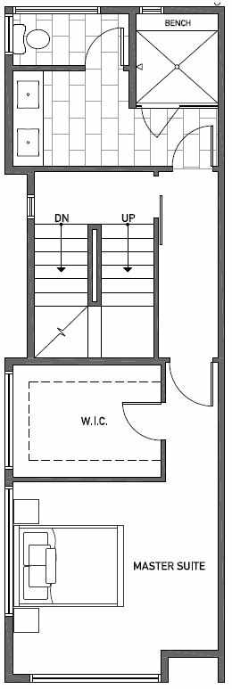 Third Floor Plan of 2414C NW 64th St in Ballard