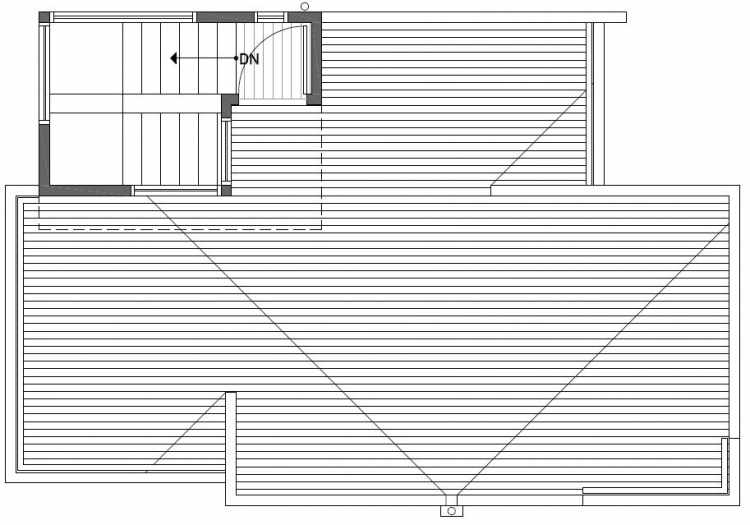 Roof Deck Floor Plan of 2416 NW 64th St in Ballard