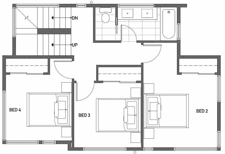 Third Floor Plan of 2416 NW 64th St in Ballard