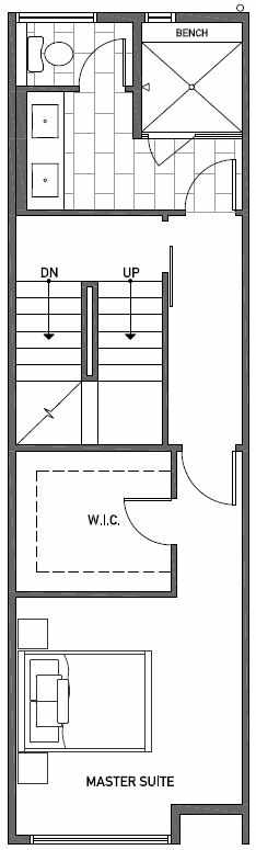 Third Floor Plan of 2444B NW 64th St in Ballard