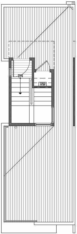 Roof Deck Floor Plan of 2444C NW 64th St in Ballard