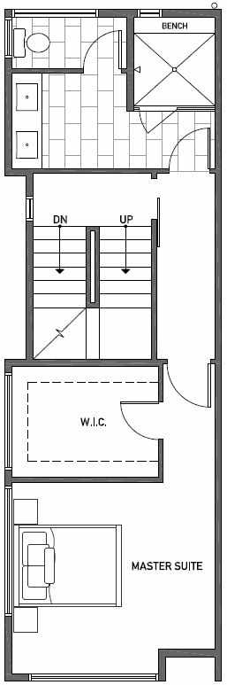 Third Floor Plan of 2444C NW 64th St in Ballard