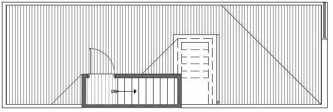 Roof Deck Floor Plan of 3533 Wallingford Ave N in Lucca Townhomes by Isola Homes