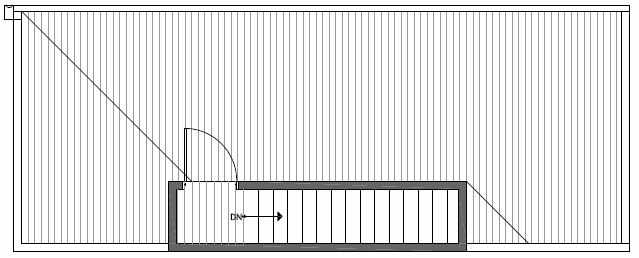 Roof Deck Floor Plan of 3539 Wallingford Ave N in Lucca Townhomes by Isola Homes