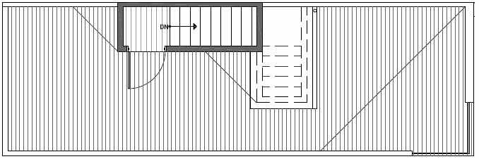 Roof Deck Floor Plan of 3547 Wallingford Ave N in Lucca Townhomes by Isola Homes