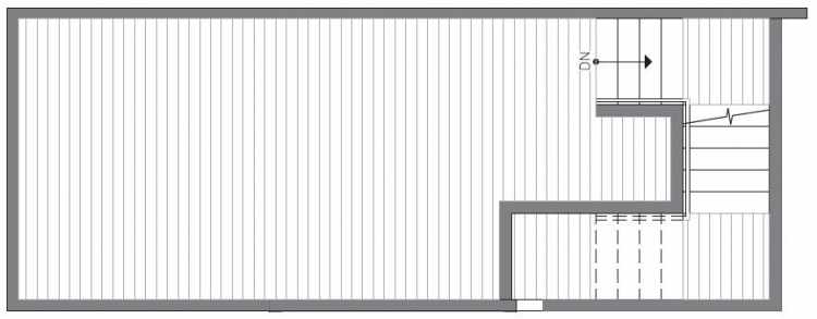 Roof Deck Floor Plan at 418E 10th Ave E of the Core 6.2 Townhomes in Capitol Hill