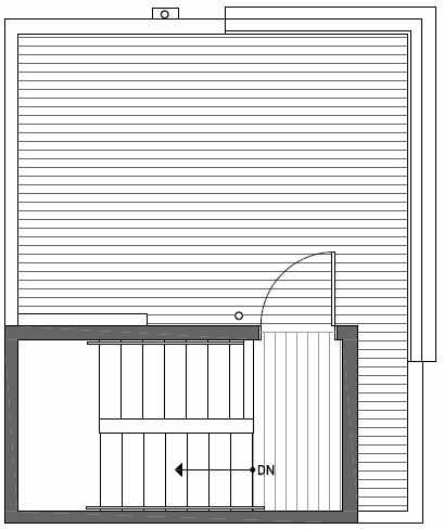 Roof Deck Floor Plan of 437F NE 73rd Street in Verde Towns 1 by Isola Homes