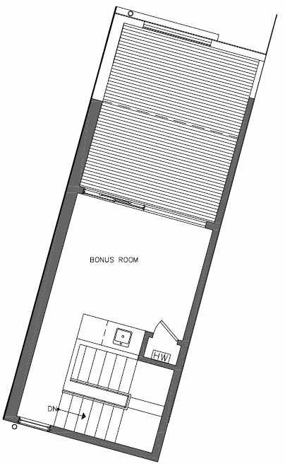 Fourth Floor Plan of 447 NE 73rd St of Verde Towns by Isola Homes