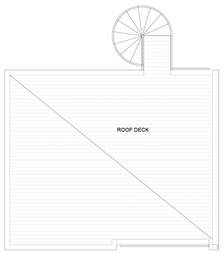 Third Floor Plan of 5111A Ravenna Ave NE of the Tremont Townhomes