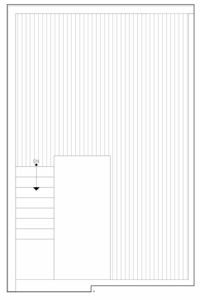 Roof Deck Floor Plan of 6539C 4th Ave NE in the Bloom Townhomes at Green Lake