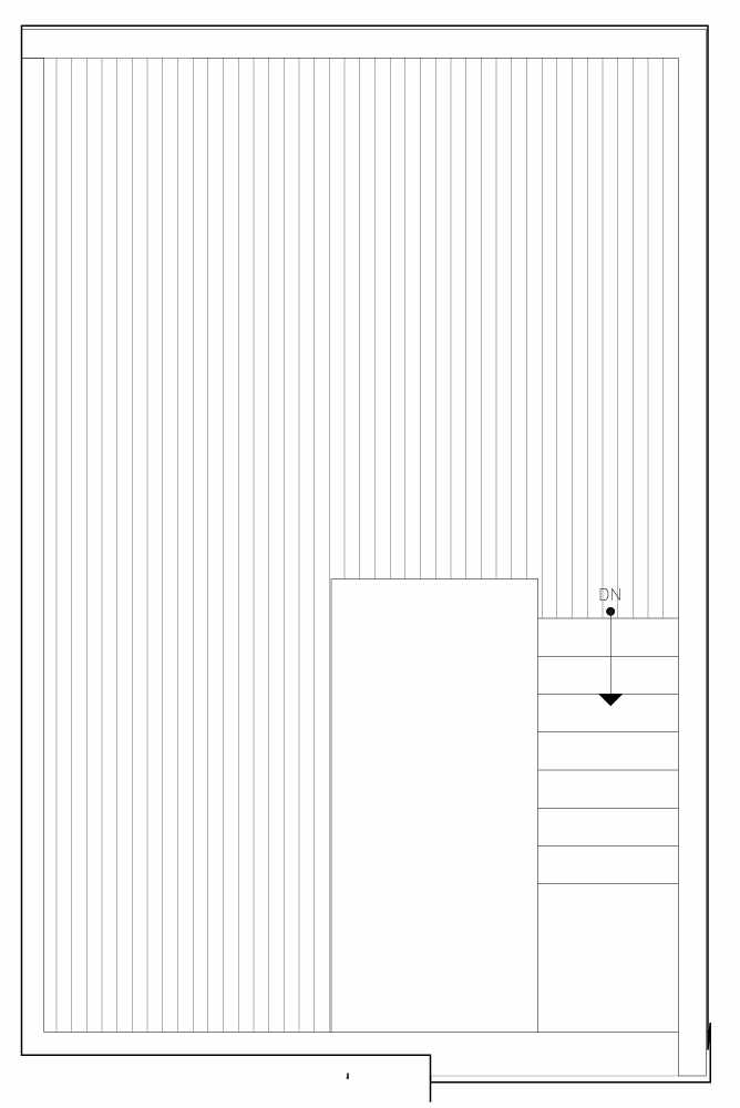 Roof Deck Floor Plan of 6539D 4th Ave NE in the Bloom Townhomes at Green Lake