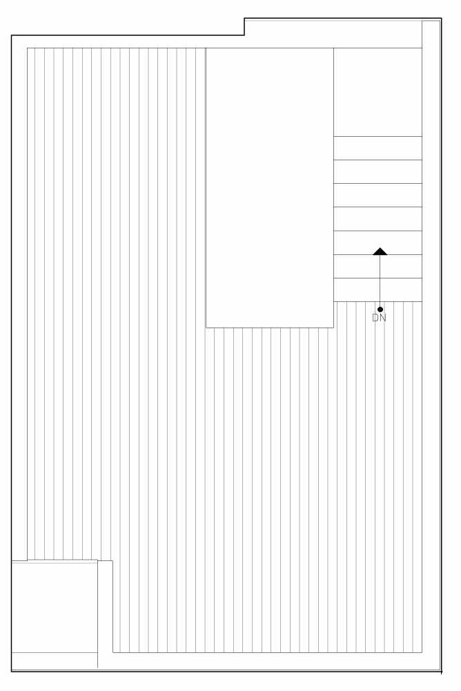 Roof Deck Floor Plan of 6539F 4th Ave NE in the Bloom Townhomes at Green Lake