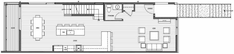 Second Floor Plan of 8707B 116th Ave NE in Kirkland 