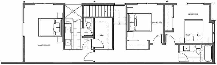 Third Floor Plan of 8707B 116th Ave NE in Kirkland 