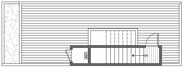 Roof Deck Floor Plan of 1638A 20th Avenue in Avani Townhomes Located in Central District Seattle