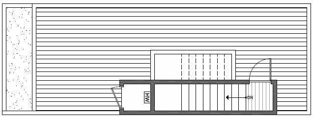 Roof Deck Floor Plan of 1638E 20th Avenue in Avani Townhomes Located in Central District Seattle