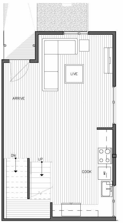 Second Floor Plan of the Kristiansten Floor Plan at The Trondheim in Crown Hill