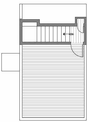 Fourth Floor Plan of Centro Townhomes Unit 363C in Seattle by Isola Homes