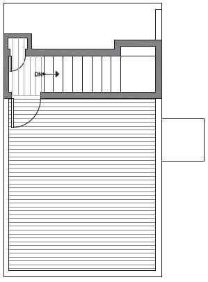 Fourth Floor Plan of Centro Townhomes Unit 363D in Seattle by Isola Homes