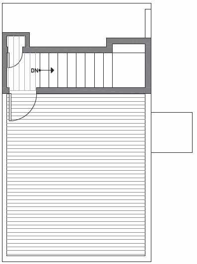 Fourth Floor Plan of Centro Townhomes Unit 363F in Seattle by Isola Homes