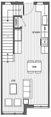 Second Floor Plan of Talta's Lisbet Floor Plan