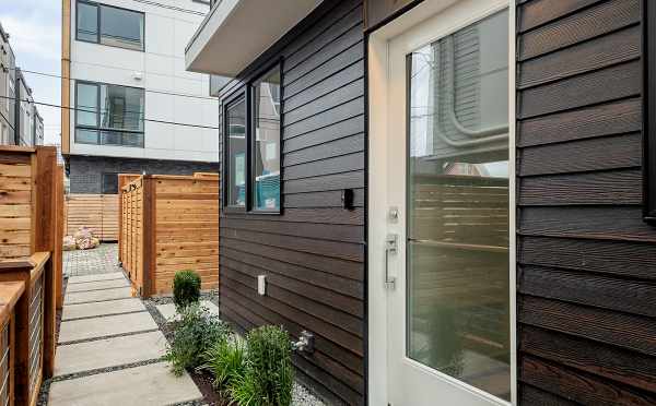 Front Door of 1113A 14th Ave, One of the Corazon North Townhomes