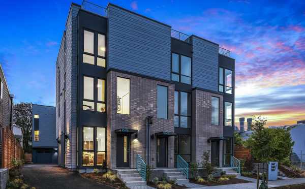Exterior of the Central 22 Townhomes in the Central District of Seattle
