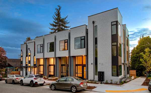 Exterior of the Clio Townhomes in the Roosevelt Neighborhood of Seattle