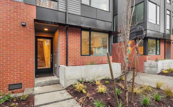 Front Door of Unit 414A at Oncore Townhomes in Capitol Hill