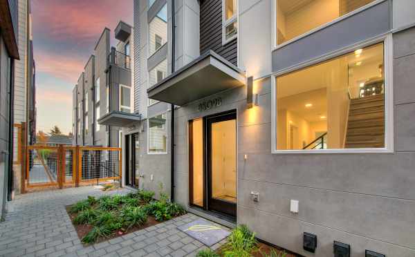 Front Door of 8509B 16th Ave NW, One of the Ryden Townhomes in Crown Hill